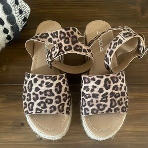 Soda Leopard Sandals